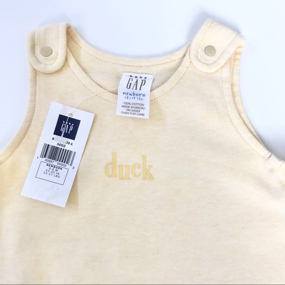 NWT Baby Gap Yellow Overalls - Picture 3 of 8
